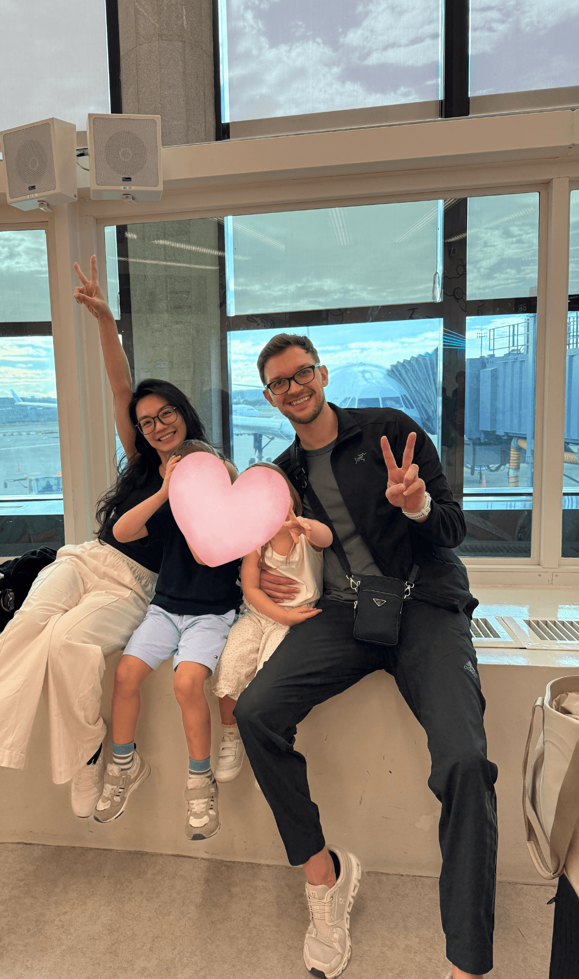 Andreas Kloetzel with his family